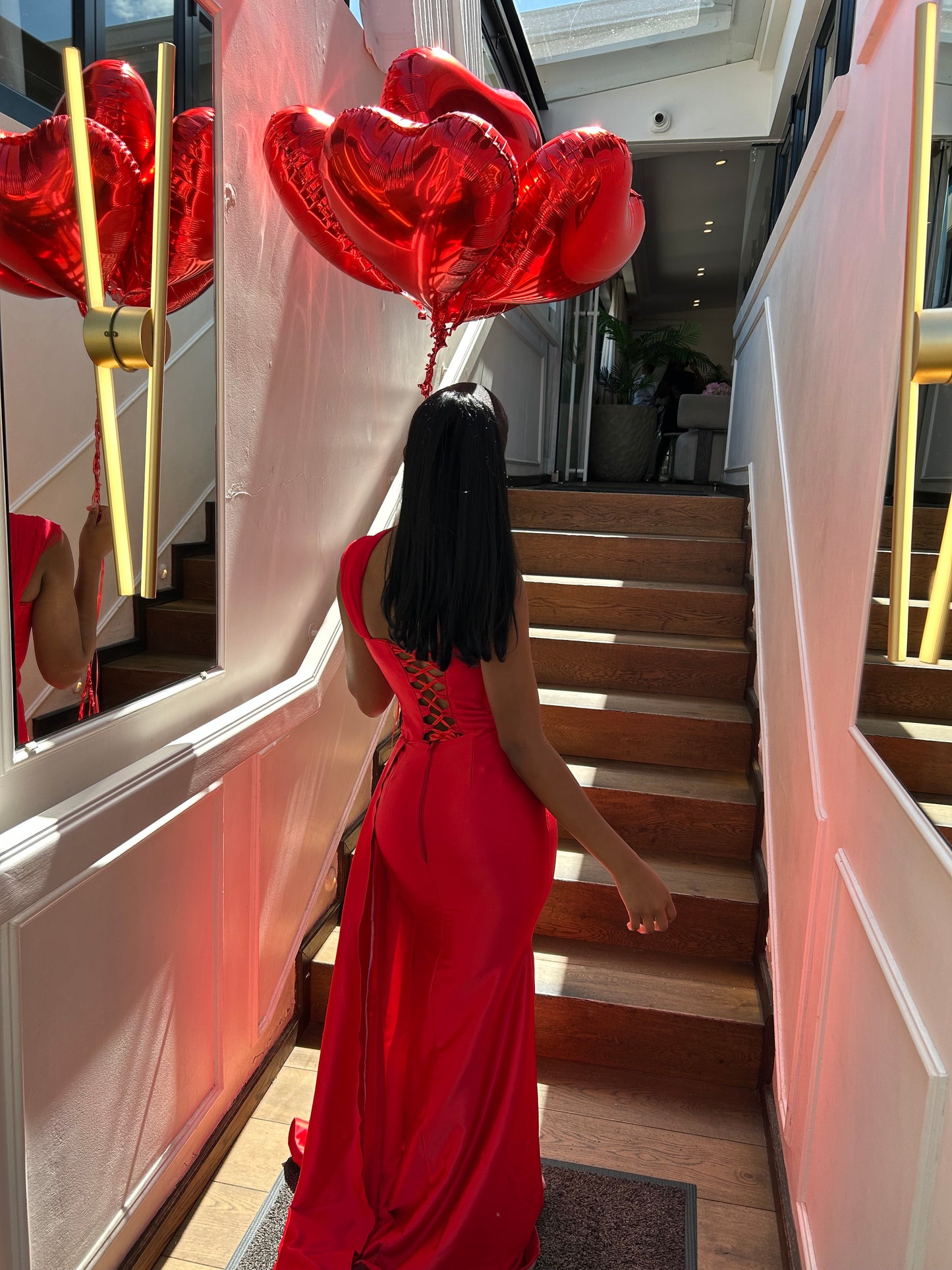 Floating Helium Balloons